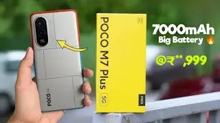 Poco M7 Plus 5G Launched Officially With 7000mAh Big Battery 🔥