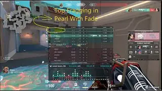 Top Fragging in Valorant with Fade in Pearl and gold Lobby #razerstreamer
