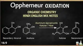 Oppenauer Oxidation | Mechanism | Organic Chemistry | Hindi English Mix Notes