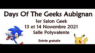 days of the geeks aubignan