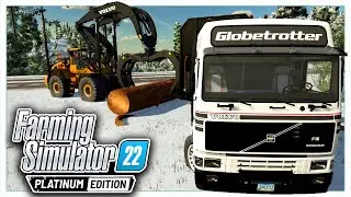 VOLVO L200H İLE BÜYÜK AĞAÇ KESİMİ - Farming Simulator 22 Sezon 2 Bölüm 10 Türkçe