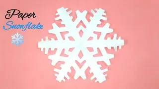 How to make easy paper snowflakes in 4 minutes.