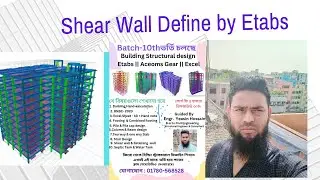 Shear wall Design by Etabs .Shear Wall Design or Lift Core Design in Etabs with Reinforcement Detail