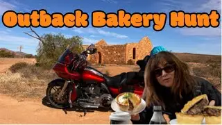 Outback Aussie Bakery Hunt on a Harley Davidson Starts With a Bang