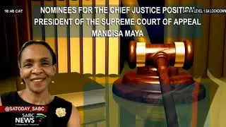 SA Next Chief Justice | Mandisa Maya, Dunstan Mlambo are two of the four candidates