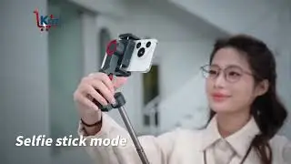 C16 Handheld Gimbal Stabilizer AI Face Tracking Smart Selfie Stick Tripod & Wireless Remote