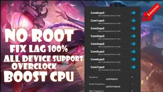 Overclock Cpu Android No Root Fix Lag 100% Smooth