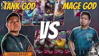 MAGE GOD (YUJI) VS TANK GOD (HONDA) | PHARSA GAMEPLAY MLBB