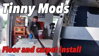 TINNY MODS - Installing a new floor and carpet in my tinny.