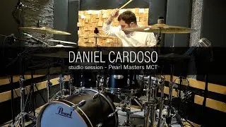 Daniel Cardoso in the studio with Pearl MCT kit