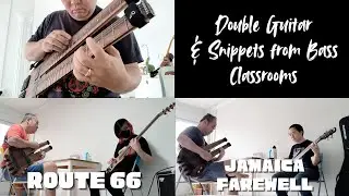 Route 66, Jamaica Farewell - Daniel Purnomo Double Guitar, Bass Course Snippets, feat Angus & Linus