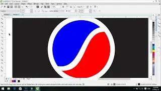 Pepsi logo design in CorelDraw |Pepsi logo #CorelDraw tutorial