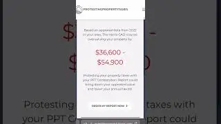 How I verify my appraisal district's property value for a property tax protest in under 30 seconds