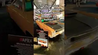 Dodge Super bee Plymouth Superbird and Dodge Duster Demon all low milage factory Original Car mopar