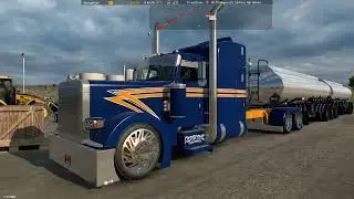 ATS Diesel Delivery From Sidney To Swift Current With Serial Black DD60 + Rollin 389 + Brian Tanker
