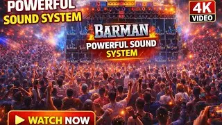 India&rsquo;s Most Powerful Sound System 🔥 BARMAN DJ | Massive Crowd Dance #viralvideo #trend #like 