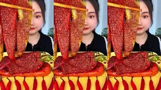 asmr eating chili spicy challengel eat food specials delicious mukbang show