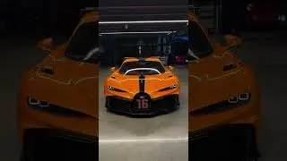 World&rsquo;s Most Stunning Orange Bugatti 🏎️💥#shorts#Shorts#YTShorts #bugatti #bugattichiron