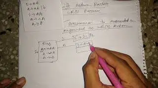 Shift Reduce Parsing || Augmented Grammar to LR(0) Automation  in bangla