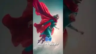 Muslim Supergirl ! DC comics ! #midjourney #supergirl #dc #dceu #ai #whatif #hijab #superhero