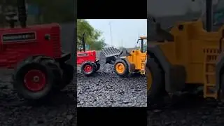 i unboxing mini Mahindra tractor and loader ki video #youtubeshort #tractor #viralvideo #shorts