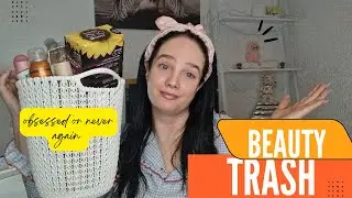 My Full Beauty Bin OBSESSED or NEVER AGAIN #beauty #empties