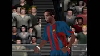 Fifa 2005 Gameplay: Career Mode Final of Copa Del Rey: Real Madrid vs FC Barcelona
