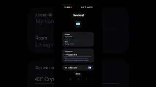 How to connect smart things app to samsung TV #viralvideo #samsungces #samsungsseries #galaxytv