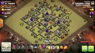 COC TH9 WAR 100% - GOHO WITH BOWLERS