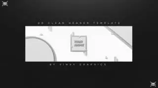 2D Clean Header Template By VinxyGraphics (Free Download)