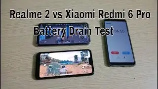 Realme 2 vs Xiaomi Redmi 6 Pro Battery Drain Test