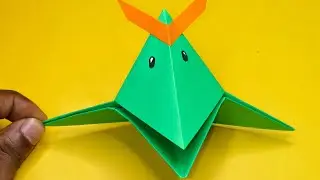 Simple and Easy Origami Paper Crow 🦅 | Step-by-Step Tutorial with A4