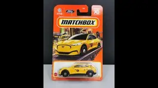 Matchbox 70 years 2021 Ford Mustang Mach E #diecast #matchbox #cars #ford #newyork #taxi