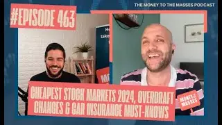 Podcast Ep 463 - Cheapest stock markets 2024, overdraft changes & car insurance must-knows