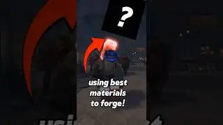Using best materials to make the best weapon🙀🙀🙀 | #theforge  #roblox