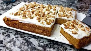 ألذ كيكه جزر 🥕 بدون دقيق صحيه و أطعم بكتير من العاديه هاتنبهرو من طعمها 😋