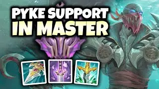 PYKE SUPPORT IS STILL STRONG EVEN IN MASTER ELO! - League of Legends