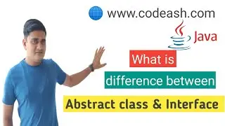 Difference between abstract class and interface