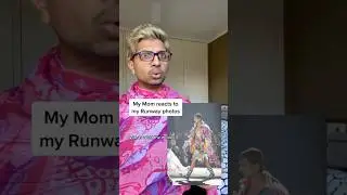 did she miss anything? #mom #reacts #fashionweek #reaction #funny