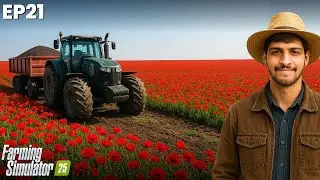 I COLLECTED 2 LAKH DOLLORS POPPY  | 0 TO 100 MILLION | EP21 | FARMING SIMULATOR 25 @TrazyL01