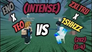 Eno x Teo vs Zxltru x 1shhzz 2v2 (5-4) *INTENSE* | Roblox Rogue Demon