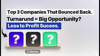 Top 3 Indian Stocks That Turned Profitable After Years of Losses | Strong Comeback Stocks