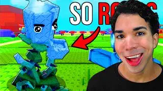 PLANTS VS BRAINROTS MAS SÓ POSSO USAR ROSAS CONGELADAS