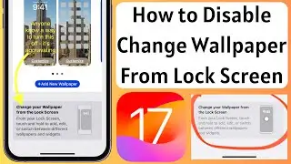 How to Disable Change Wallpaper From Lock Screen