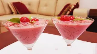 Beetroot Custard Pudding | 10 min Easy Dessert with Vermicelli/Semiya