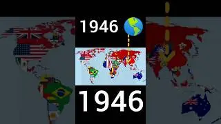 1946 world 🌎 map 2024 world 🌍 map #earth #data #map #foryou #world #worldnews #mapview #ed #vairal