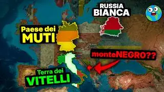 Cosa significano i nomi dei Paesi europei? (assurdo)