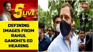 5 Big Questions & Defining Images Of Rahul Gandhi's ED Appearance In National Herald Case