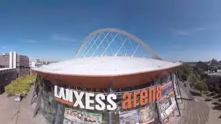 360&deg; film, flying with brushless gimbal & 8 gopros