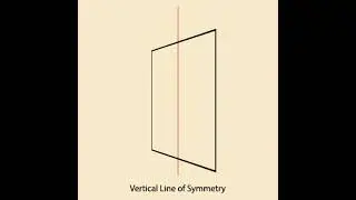 Vertical Line Symmetry: Square
